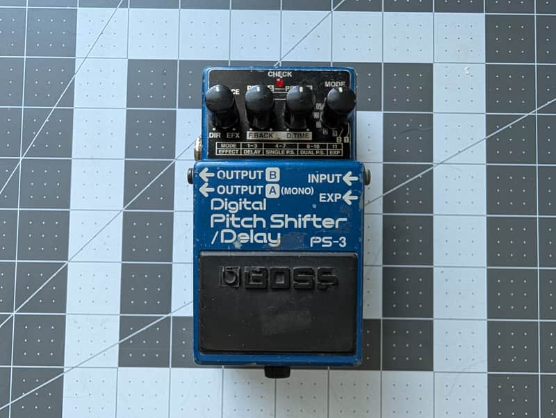 Boss PS-3 Digital Pitch Shifter/Delay (Pink or Dark Gray Label)