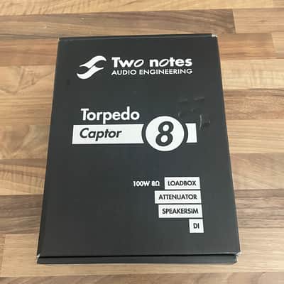 Two Notes Torpedo Captor Loadbox/Attenuator/DI - 8 Ohm 2010s - Black image 4