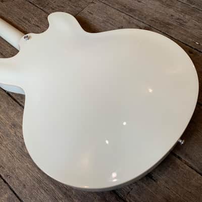 2018 Gibson ES-335 Big Block Retro LTD Release in White & hard shell case image 12