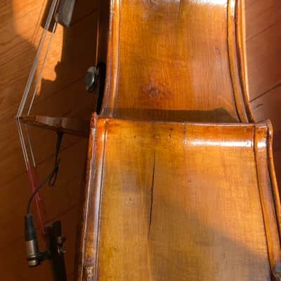 Double bass 3/4 circa 1800 3/4 swell back Pro instrument image 15