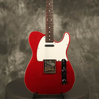 1985 Fender '62 reissue Custom Telecaster Double Bound Candy Apple Red MIJ Japan image 2