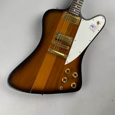 Gibson Bi- Centennial Firebird 1976 Sunburst, Gold Hardware, Great player, Deluxe Hardshell case image 2