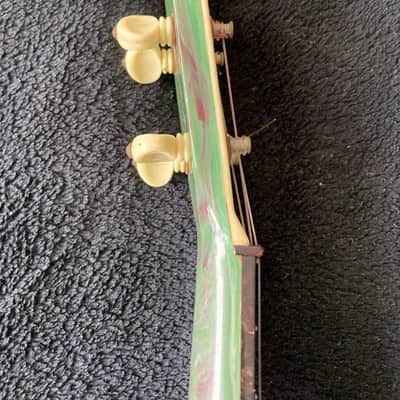 Green Maccaferri Islander Soprano Ukulele 1950s image 13