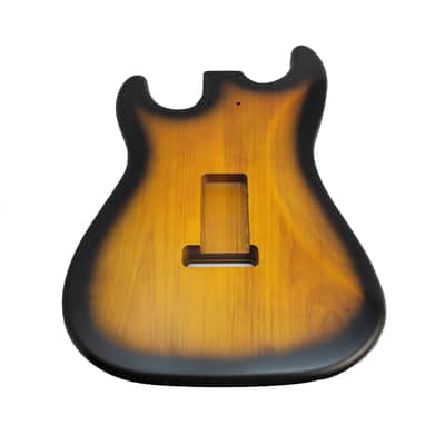 Brio S-Style Guitar Body – 2TS Sunburst, Nitro Satin, Alder image 2