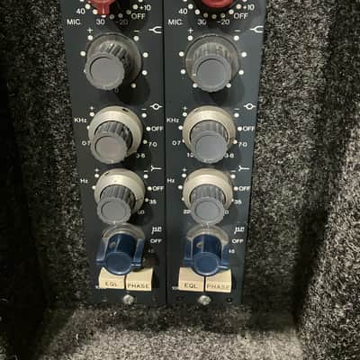 Vintage Neve 1066 Mic / Line Input Module with 3-Band EQ Stereo Pair 1970s - RAF Blue Grey image 2