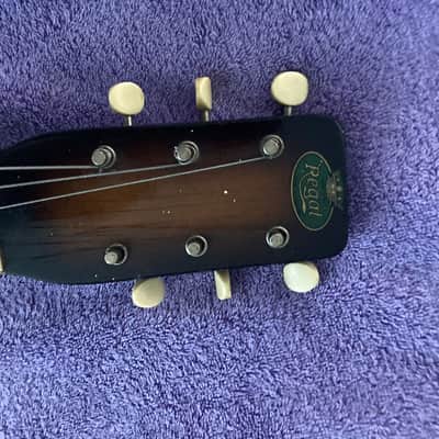 Regal LAP STEEL 40's ? - ANTIQUE BROWN SUNBURST Good Condition image 17