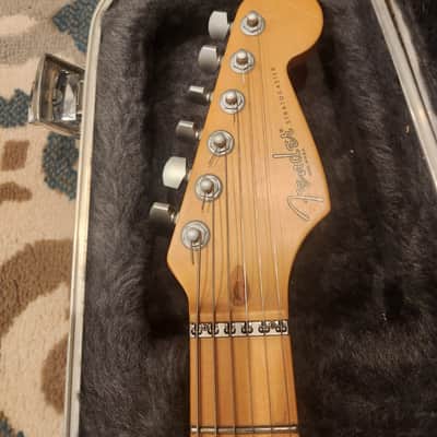 1995 Fender American Stratocaster Plus - Black Pearl Dust - 100% Stock w/ OHSC image 6