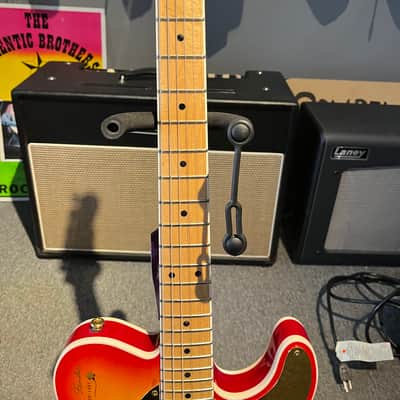 G & L ASAT Classic 1991 Commemorative  - Cherry Burst Ash image 3