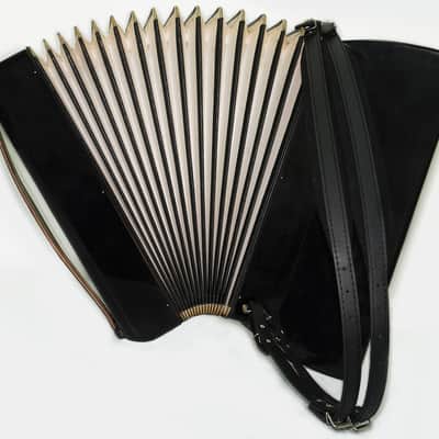 Hohner Tango VM Accordian made in Germany Original Piano Accordion, incl. New Straps Soft Case, Quality Concert Accordion, 2386, Amazing Rich Sound image 11