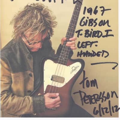 Gibson 1967 Non Reverse Left Hand Thunderbird II. Once owned by CheapTrick! Few made! OHSC image 3