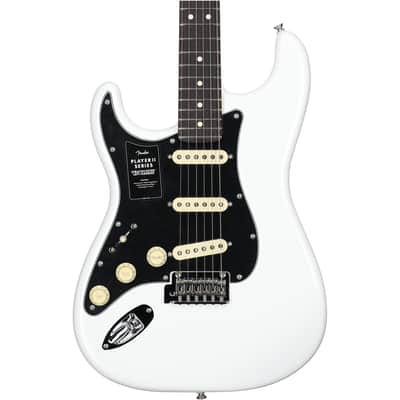 Fender Player II Stratocaster Electric Guitar, Left-Handed (with Rosewood Fingerboard), Polar White image 1