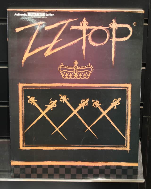 ZZ Top: XXX Authentic Guitar Tab Songbook image 1