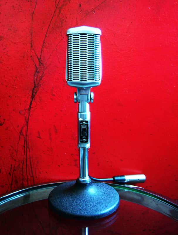 Vintage 1950's Astatic 77 / 77A / 77L dynamic cardioid microphone w cable Multi Z WORKS Shure 55S image 1