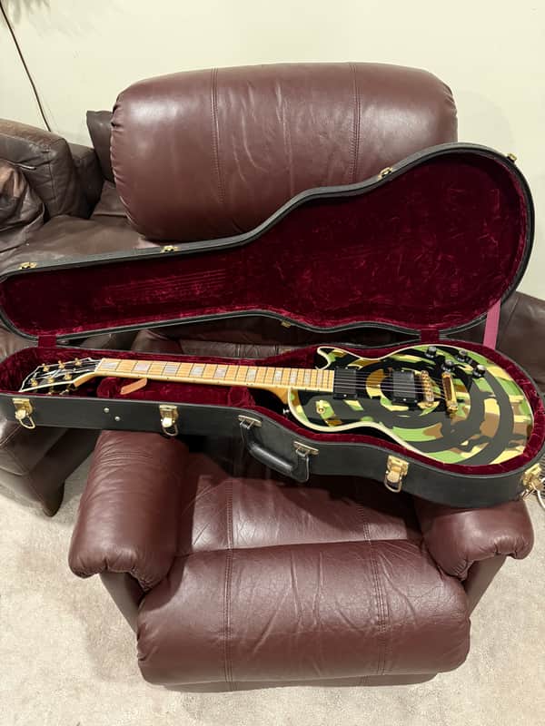 Gibson Zakk Wylde Les Paul Custom 2003 - 2016 - Camo Bullseye image 1