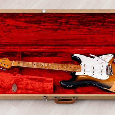 1999 Fender American Vintage ‘57 Stratocaster Sunburst, 100% Original w/ Case image 24