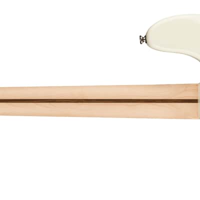 Affinity Series® Precision Bass® PJ, Maple Fingerboard, Black Pickguard, Olympic White image 2