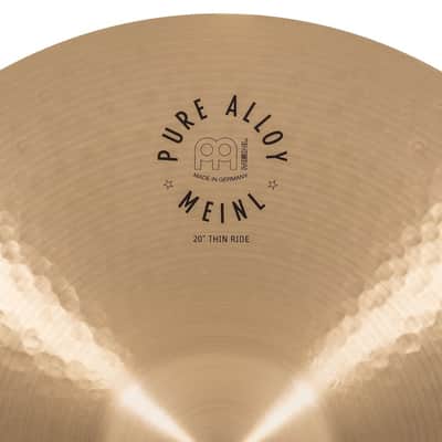 Meinl Pure Alloy Thin Ride Cymbal 20" image 4