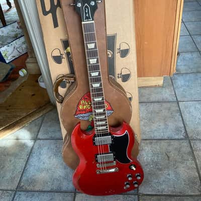 Gibson '61 SG / Les Paul Reissue with Deluxe Vibrola 1999 - 2002 - Heritage Cherry image 25