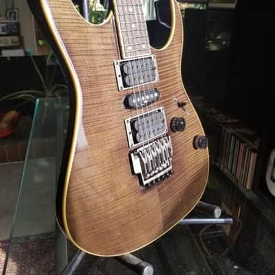 Ibanez SRGT 47 FM thru-neck spot model passive 24F 2003 - Dark Olive Green image 2
