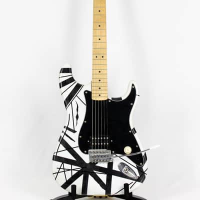 Van Halen 1 EVH Black White Frankenstrat Project Electric Guitar 1of2 - 10020376 image 2