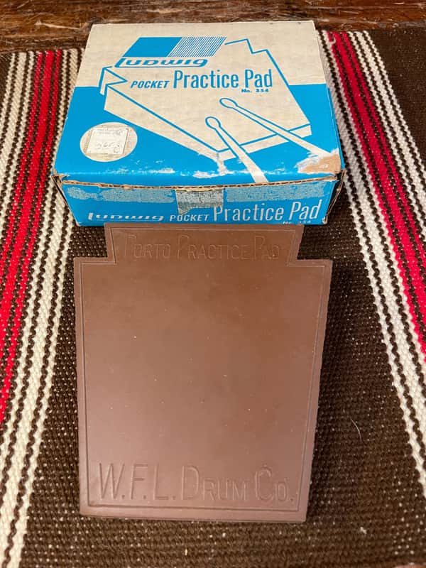 1970s Ludwig WFL Porto-Pad Rubber Pocket Practice Pad No. 354 image 1
