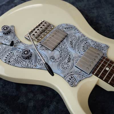 PRS Paul Reed Smith Lightweight 6.6LB S2 Standard 22 Dots Inlay Gloss Antique White Custom Pickguard Aged pickups image 2