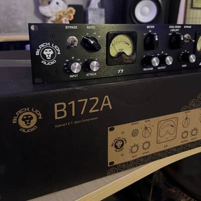 Black Lion Audio B172A 2-Channel Hybrid FET/Optical Compressor 2019 - 2021 - Black image 2