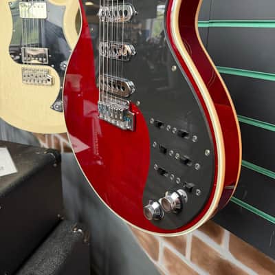 Burns Brian May Signature Red Special Cherry Electric Guitar image 5