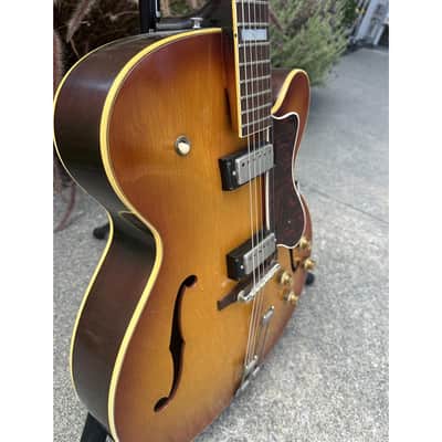 Epiphone 1964-1966 E-252 Broadway Vintage Archtop Hollowbody Electric Guitar w/ Case (Pre-Owned) image 6
