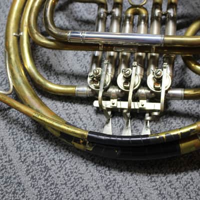 Antique F. X. Hüller French Horn image 9