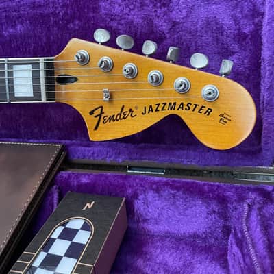 Guitar Dude Custom 1 of 1 HOT PINK 'Jazzmaster Hybrid, 7 lbs 12 oz’s!! Lollar '58 PU's, Premium Alder, Vintage Electronics, Aged Nitro & Fender American Vintage Hardware, Plastic & Pickguard - w/ OHSC & COA! image 7