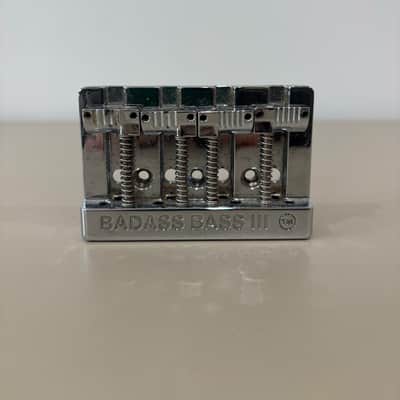 Leo Quan Badass III Bass Bridge - Chrome image 1
