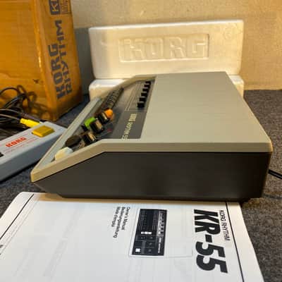 Korg KR-55 Rhythm 55 1970s - Cream image 11