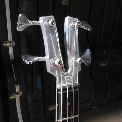 1983 Kramer Stagemaster Bass - Aluminum Neck - Black with Graphics - w/OHSC image 3