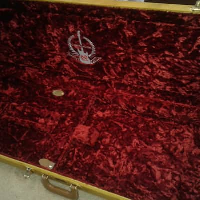 Fender G&G Tweed Strat / Tele Case - rare 60th Anniversary case, red poodle lining, lacquered tweed! image 2