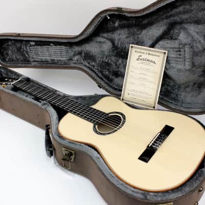 Eastman Cabaret Classical Jazz Acoustic-Electric Guitar, Case, New #M2006931 image 8