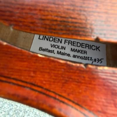Linden Fredrick Belfast, Maine 2022 #35 Violin image 5