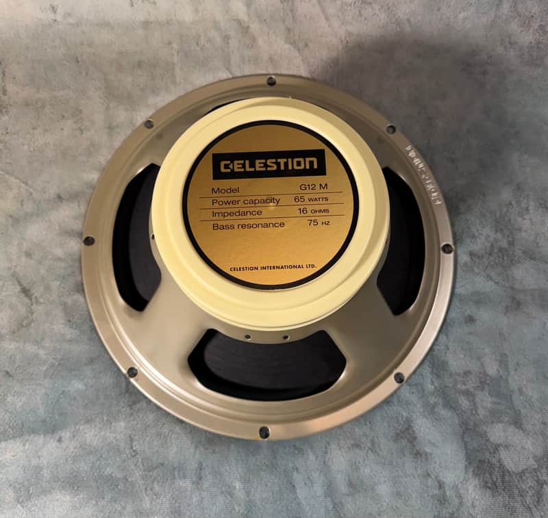 Celestion G12M-65 Creamback 12" 65-Watt 16 Ohm Speaker - Cream