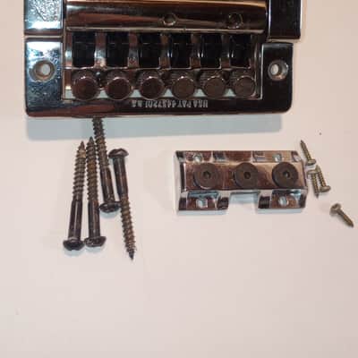 Vintage Kahler Flyer Tremelo Bridge and Locking Nut USA PAT 4457201 DS image 13