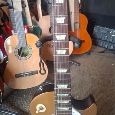 Gibson Les Paul Studio '70s Tribute with Mini-Humbuckers 2012 - 2015 - Gold Top/Dark Back image 3
