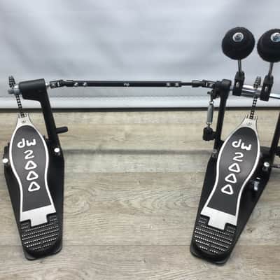 DW 2000 Series Double Bass Drum Pedals w/ Gibraltar Tennis Ball Beaters image 1