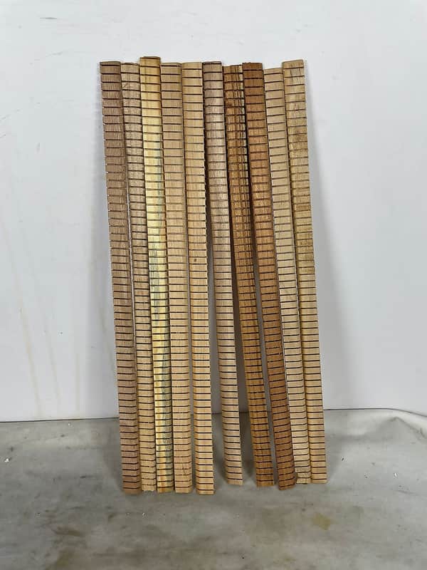 Pack of 10 Piece Acoustic Guitar Sitka Spruce Wood Strips image 1