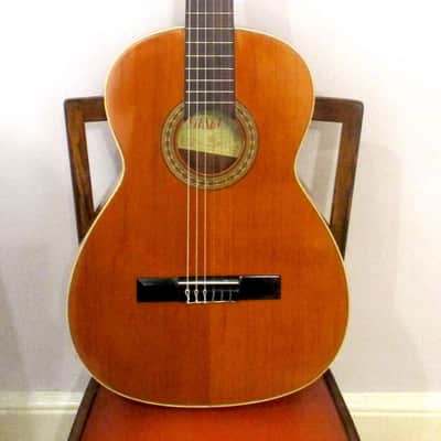 hand made solid cedar top vintage classical Spanish guitar new set up *bone nut and saddle* image 2