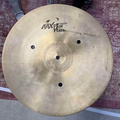 Sabian 14" AAX Fast Hi-Hat Cymbals (Pair) 2000 - 2001 image 3