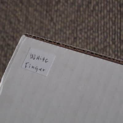 mostly very clean Electro Harmonix EMPTY BOX and printout copy of Owner's Manual & original Warranty / Registration card (+ bubble wrap and plastic bag) ONLY for White Finger Analog Optical Compressor pedal - classic casing size (NO pedal, NO adapter) image 21
