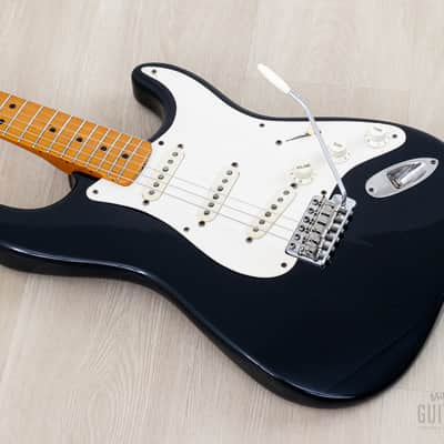 1991 Fender American Vintage '57 Stratocaster Black w/ Tweed Case image 10