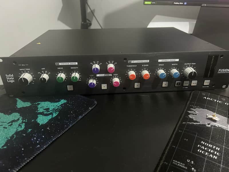 Solid State Logic Fusion Rackmount Audio Processor 2018 - Present - Black image 1