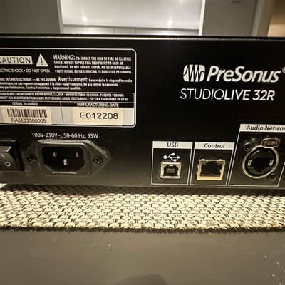 PreSonus StudioLive 32R 32-Channel Rackmount Digital Mixer - Black - Mint Condition image 6