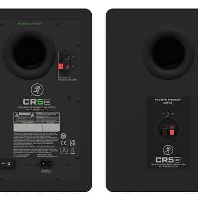 Mackie CR5BT 5" Powered Studio Monitors Speakers w/ Tone Control image 8