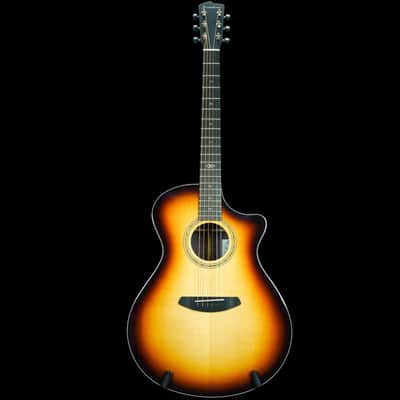 Breedlove Premier Concerto Burnt Amber CE Adirondack Spruce/Rosewood Acoustic Guitar image 2